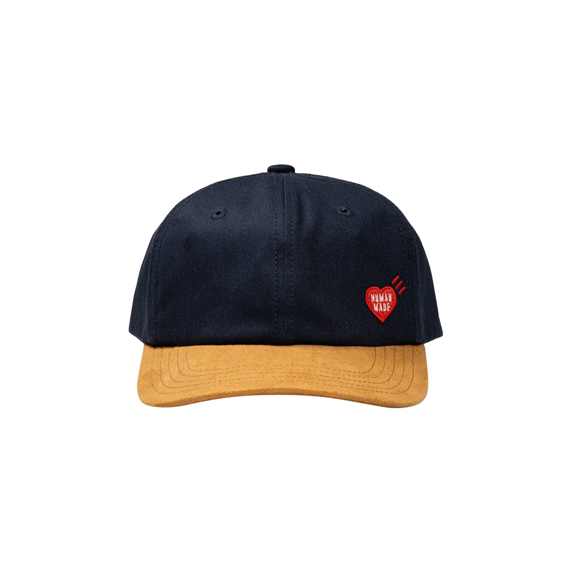 Pre-owned Human Made 6 Panel Twill Cap 'navy' In Blue