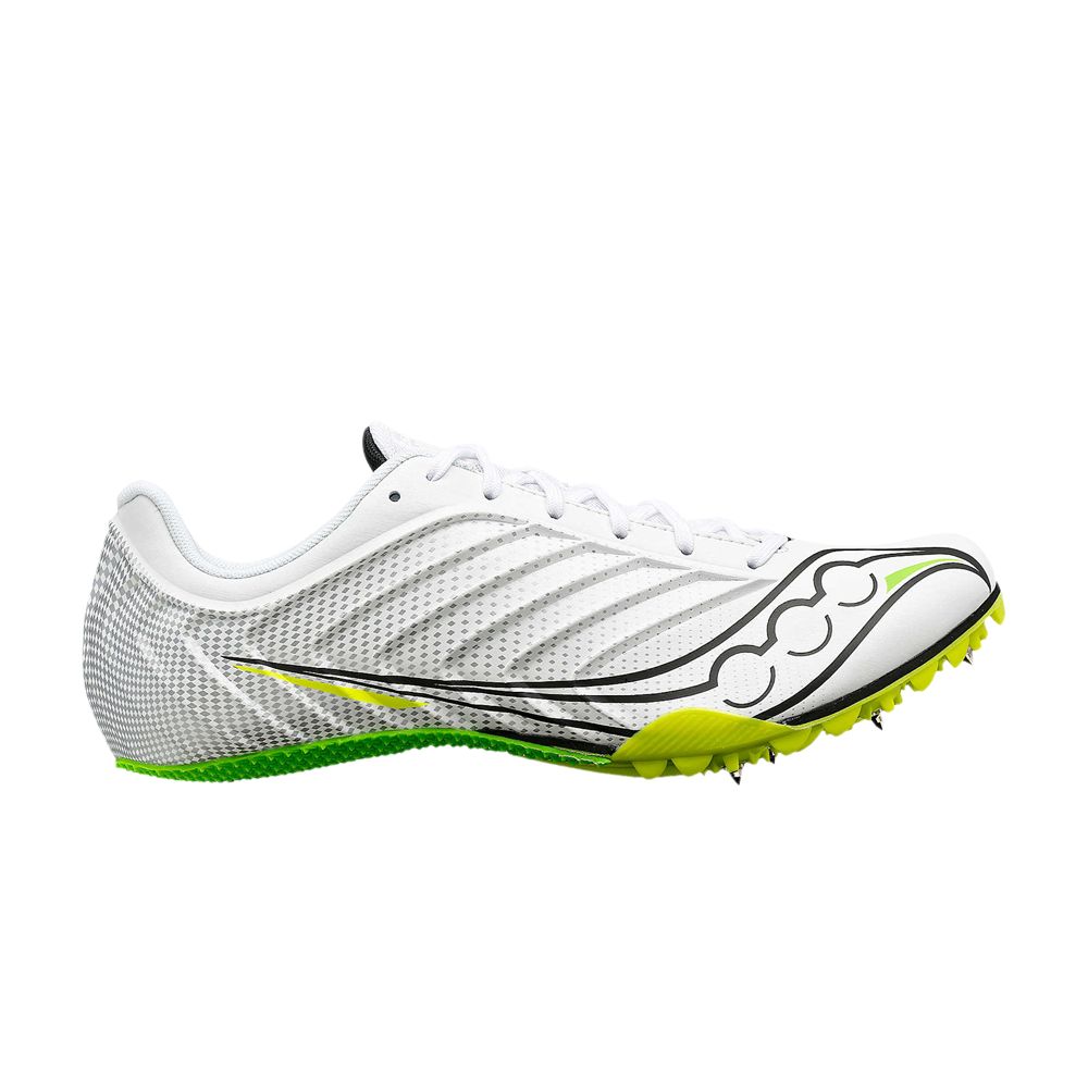 Pre-owned Saucony Wmns Spitfire 5 'white Slime' | Women's Size 7