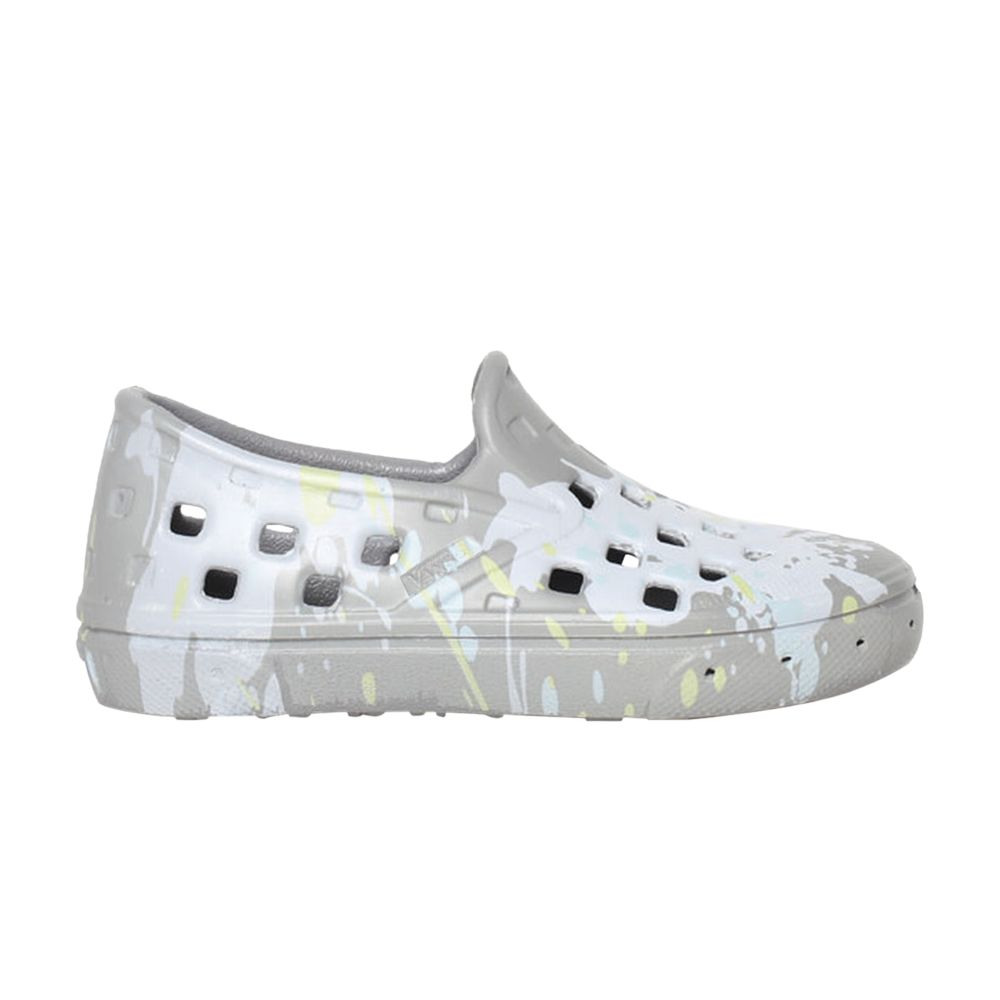 Pre-owned Vans Trek Slip-on Toddler 'paint Splatter - Frost Grey' | Infant Size 5