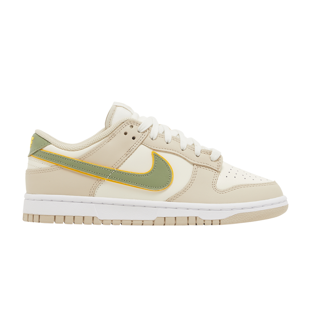 Pre-owned Nike Wmns Dunk Low 'pale Ivory Oil Green' In Cream