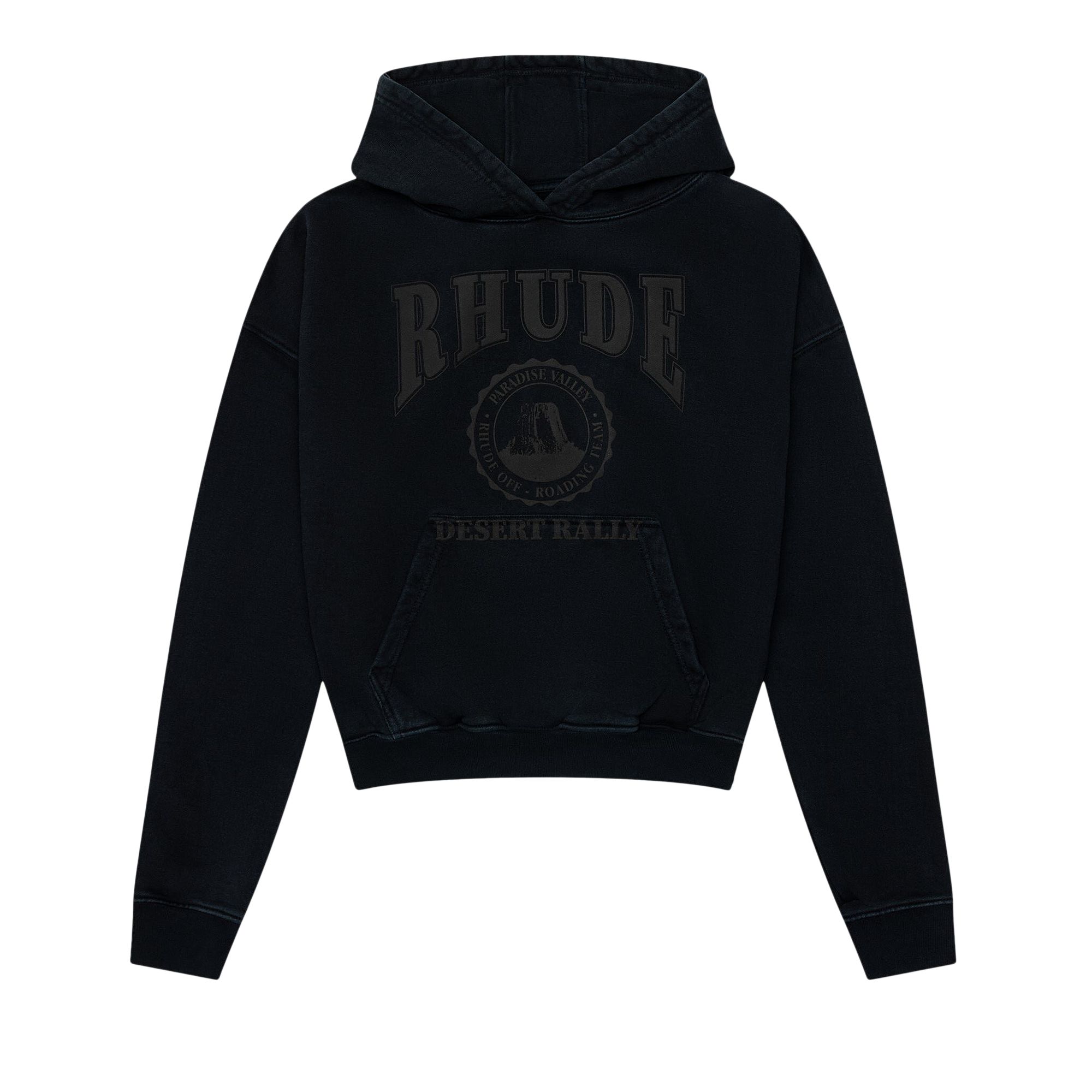 Pre-owned Rhude Cropped Desert Valley Hoodie 'elephant' | Tan | Men's Size S In Brown