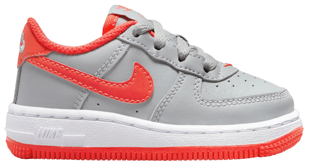 Nike Force 1 TD Light Smoke Bright Crimson