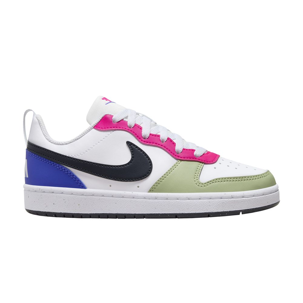 Pre-owned Nike Court Borough Low Recraft Gs 'honeydew Pink Ultramarine' | Multi-color | Kid's Size 3.5