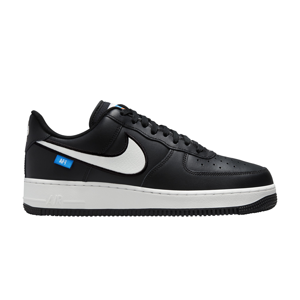 Pre-owned Nike Air Force 1 '07 'blue Label - Black White'