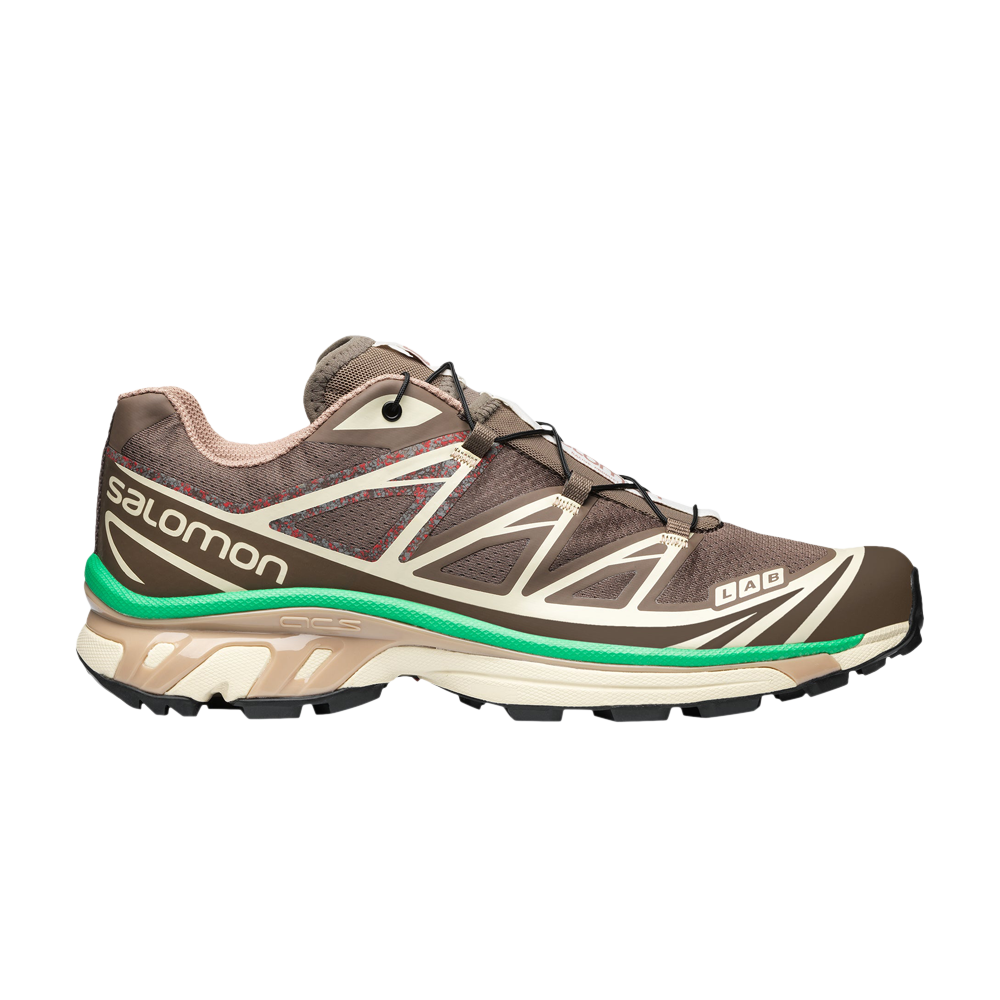 Pre-owned Salomon Xt-6 Mindful 2 'falcon Bright Green' In Brown