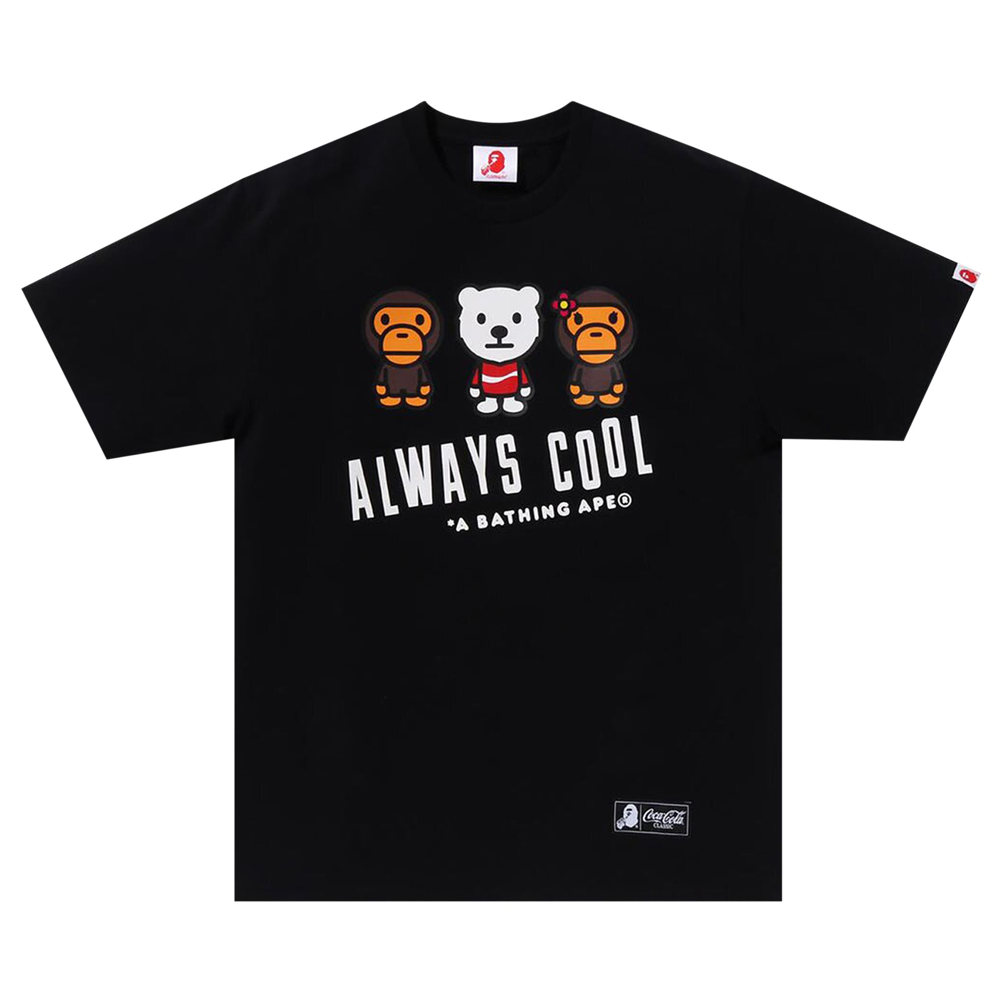 BAPE x Coca-Cola Milo Tee 'Black' | Men's Size M