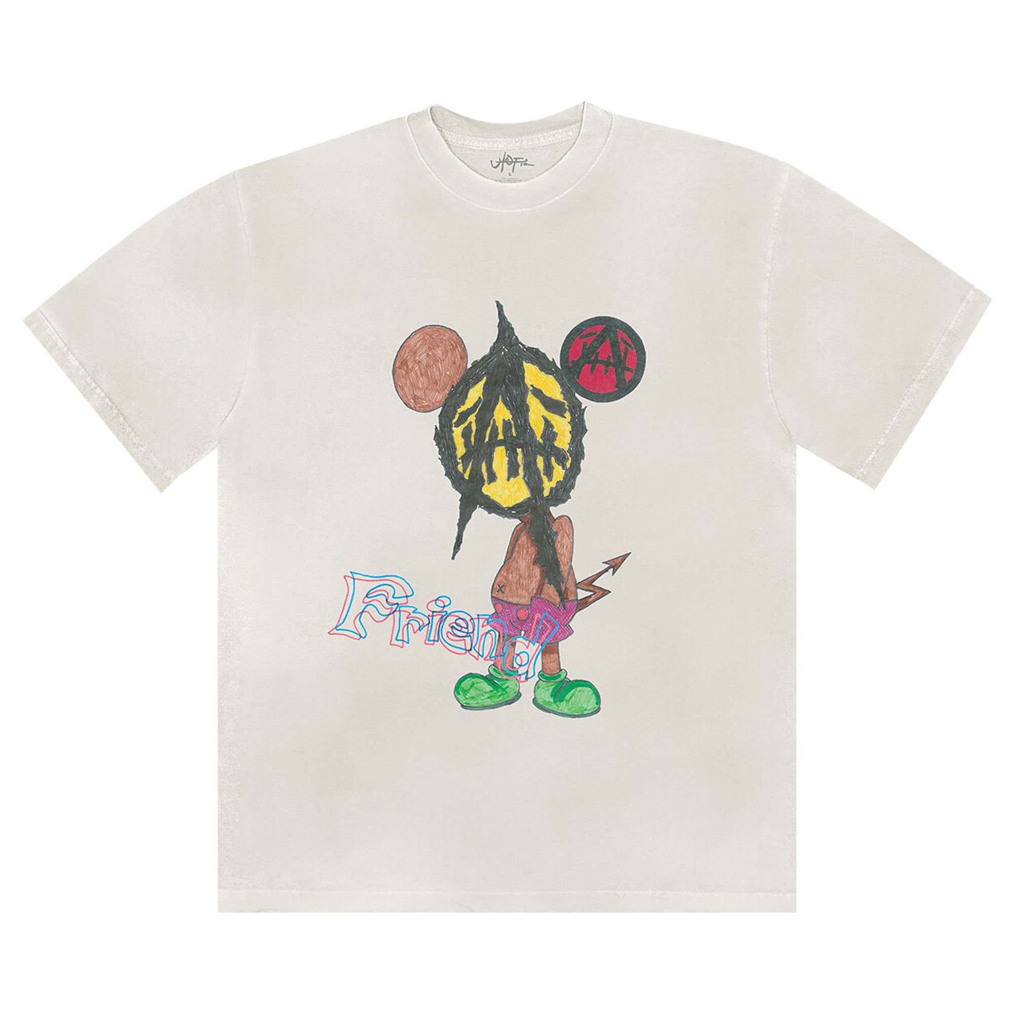 Cactus Jack by Travis Scott Utopia x St Michael Tee 2A 'White' | Men's Size XL