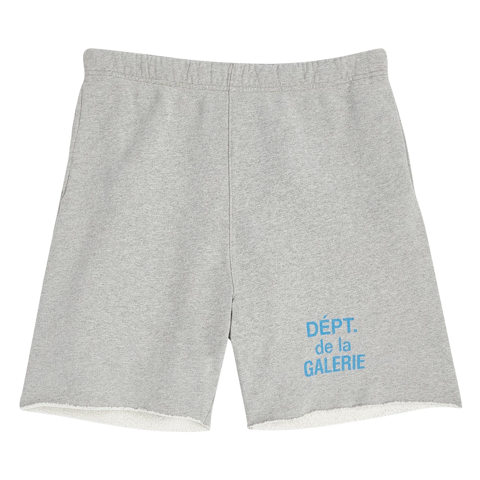 Pre-owned Gallery Dept. French Logo Sweat Shorts 'heather Grey'