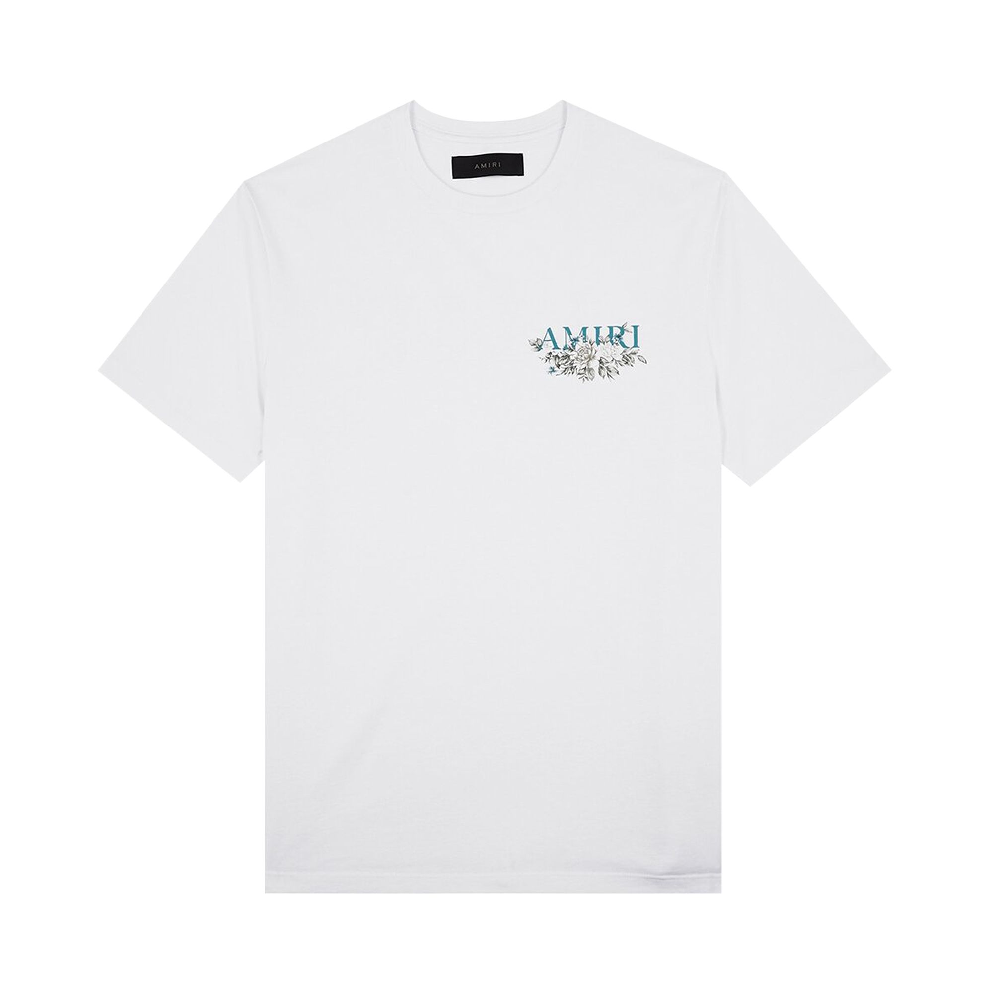 Pre-owned Amiri Floral Logo Tee 'white'