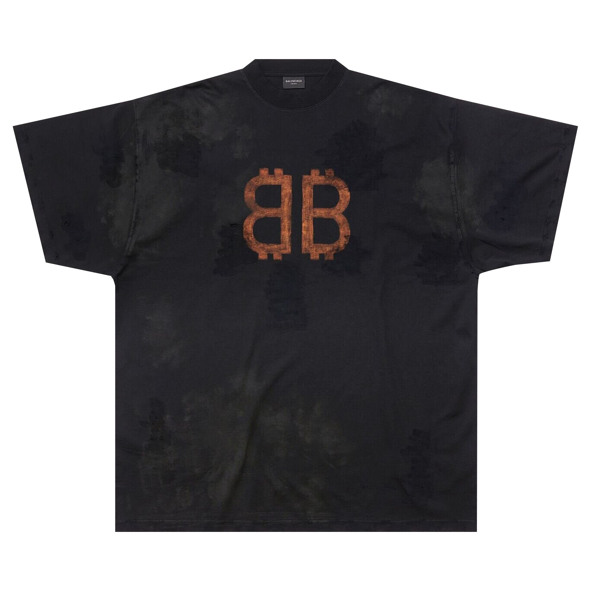 Balenciaga Oversized T-Shirt 'Washed Black' | Women's Size 3