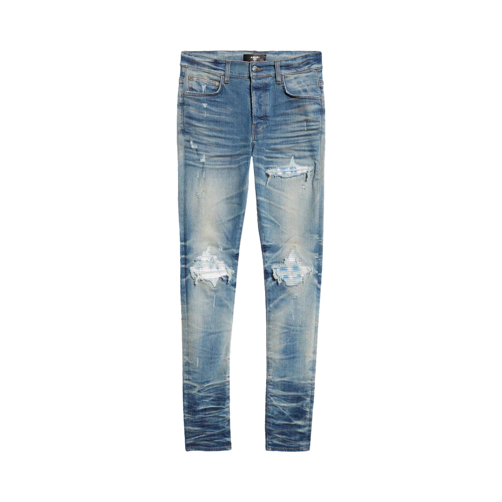 Pre-owned Amiri Mx1 Jeans 'honeycomb Indigo' | Blue | Men's Size 32