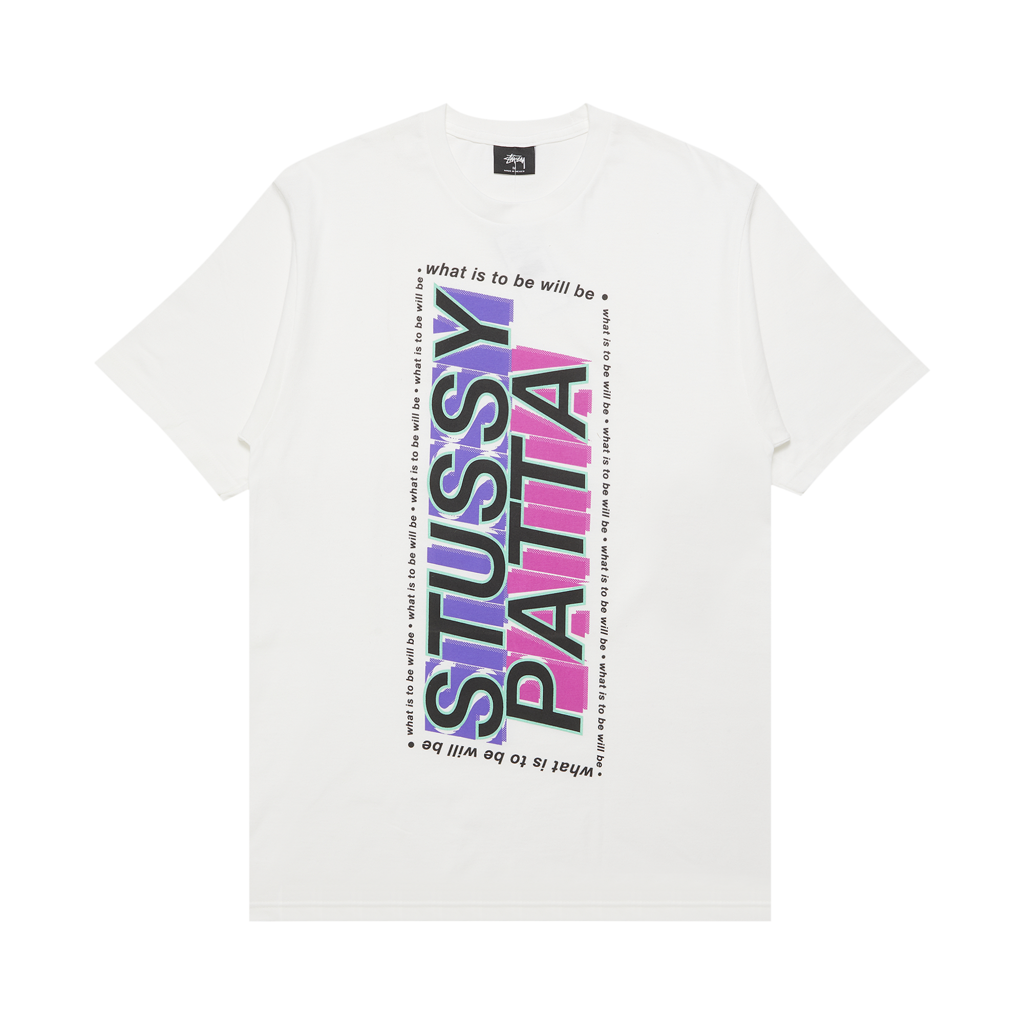 Pre-owned Stussy X Patta What It Is To Be Will Be Tee 'white'