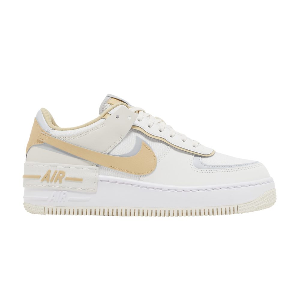 Pre-owned Nike Wmns Air Force 1 Shadow 'sesame' In White