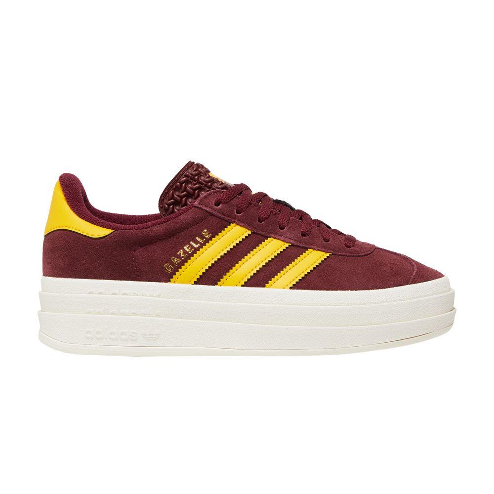 Pre-owned Adidas Originals Wmns Gazelle Bold 'shadow Red Gold'