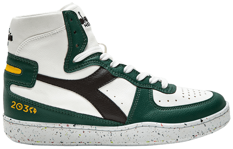 Diadora Mi Basket 2030   White Green