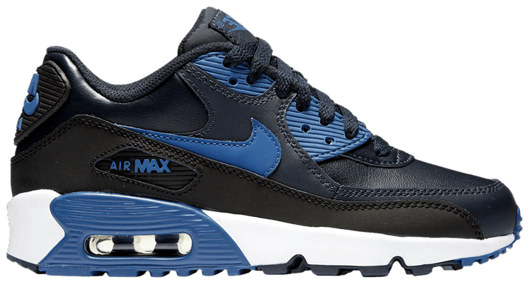 Nike Air Max 90 Leather GS Obsidian Court Blue