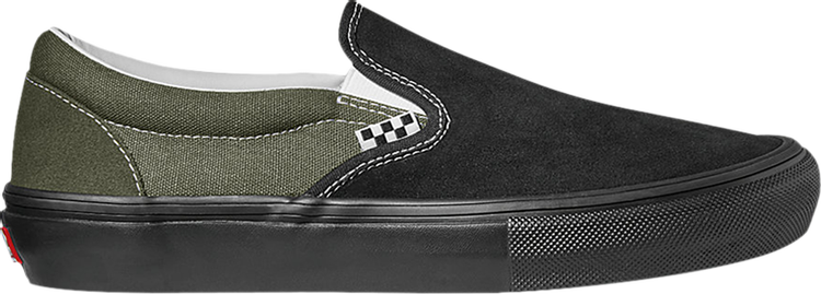 Skate Slip On Black Grape Leaf