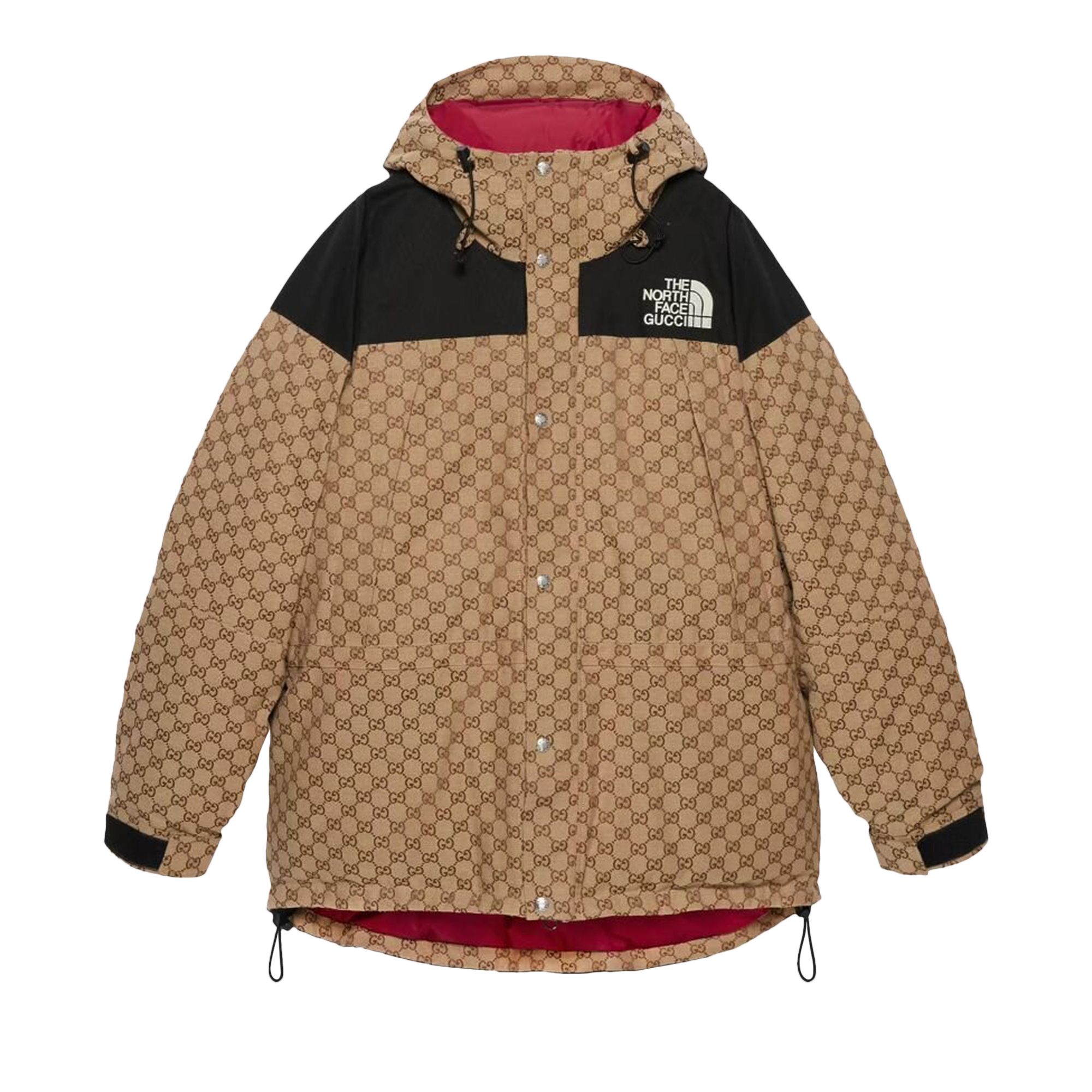 Gucci x The North Face Down Jacket 'Beige/Ebony/Black' | Multi-Color | Men's Size L