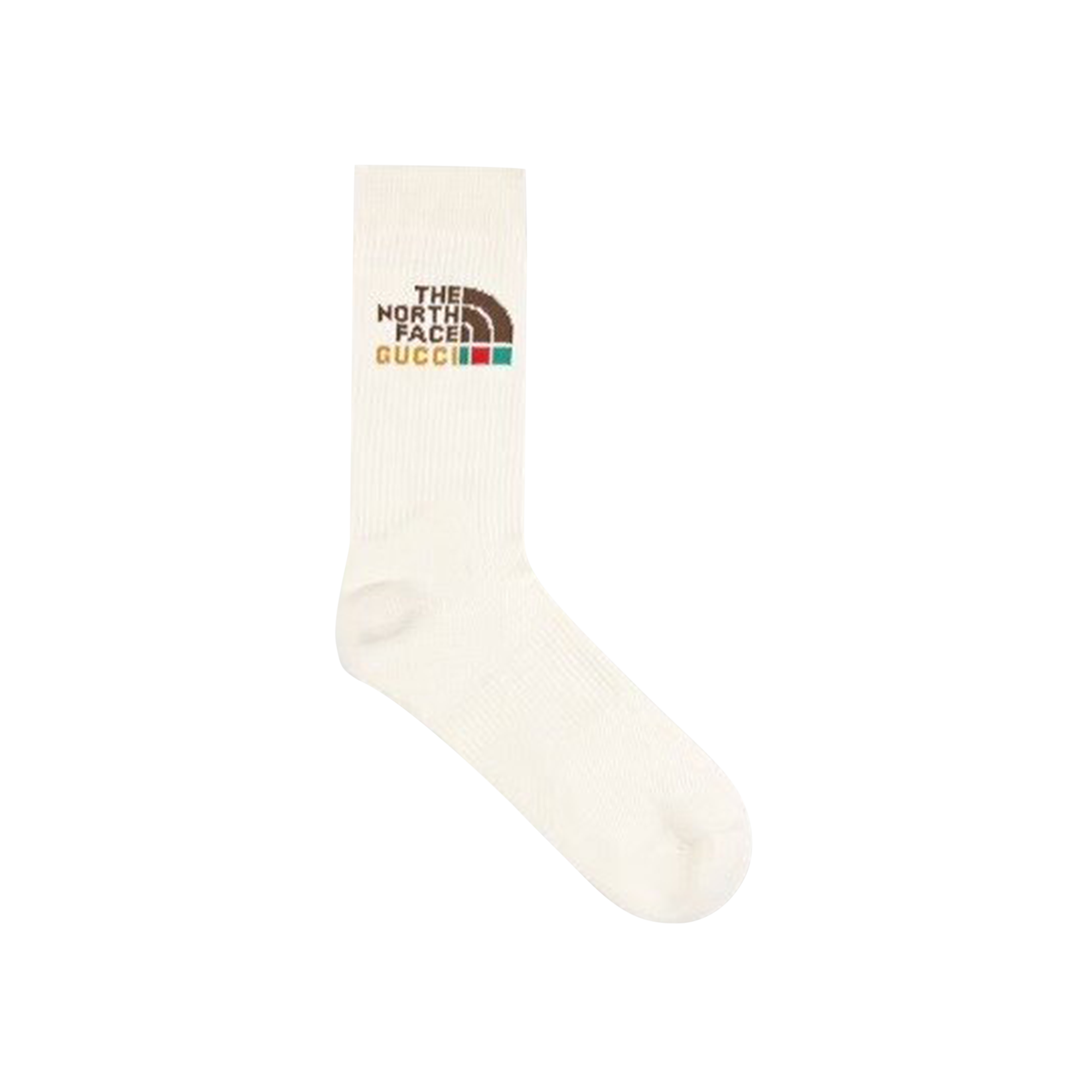 Pre-owned Gucci X The North Face Socks 'beige' In Cream