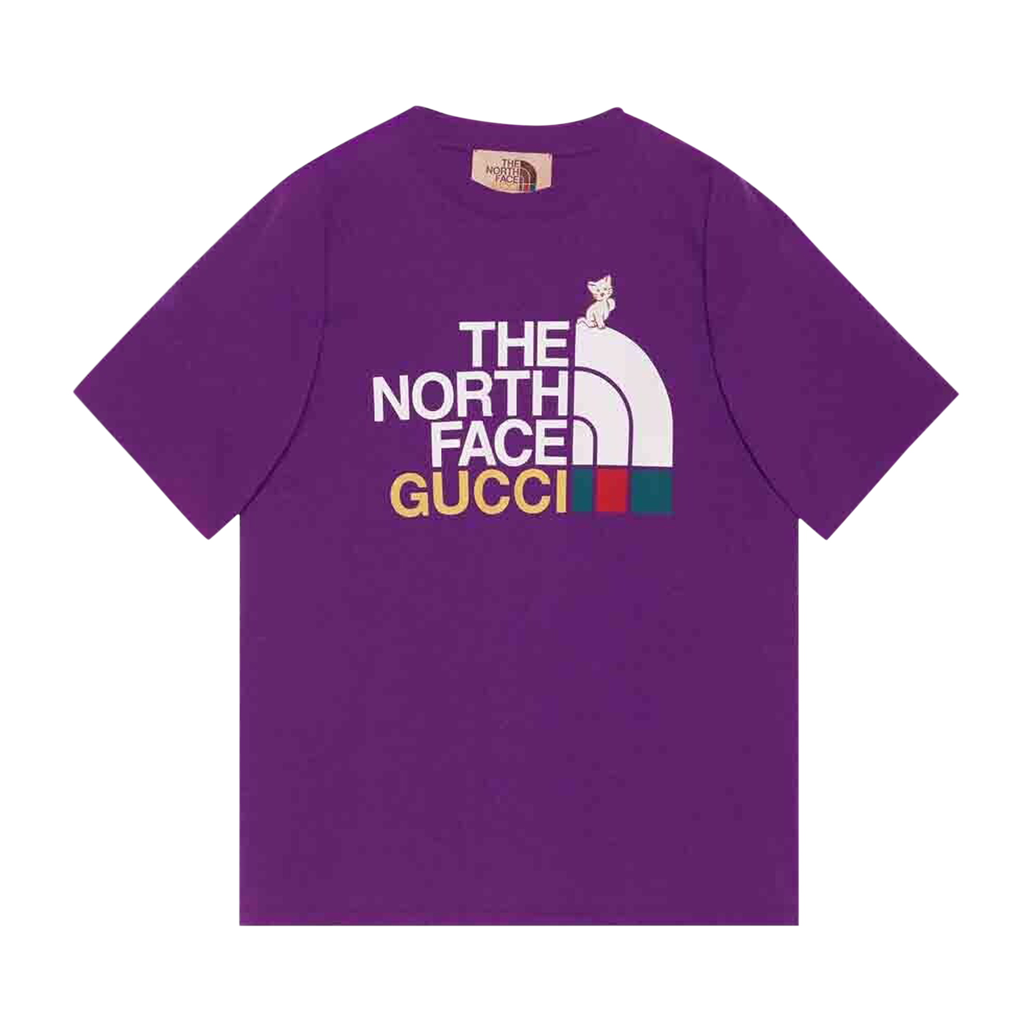 Pre-owned Gucci X The North Face T-shirt 'purple'