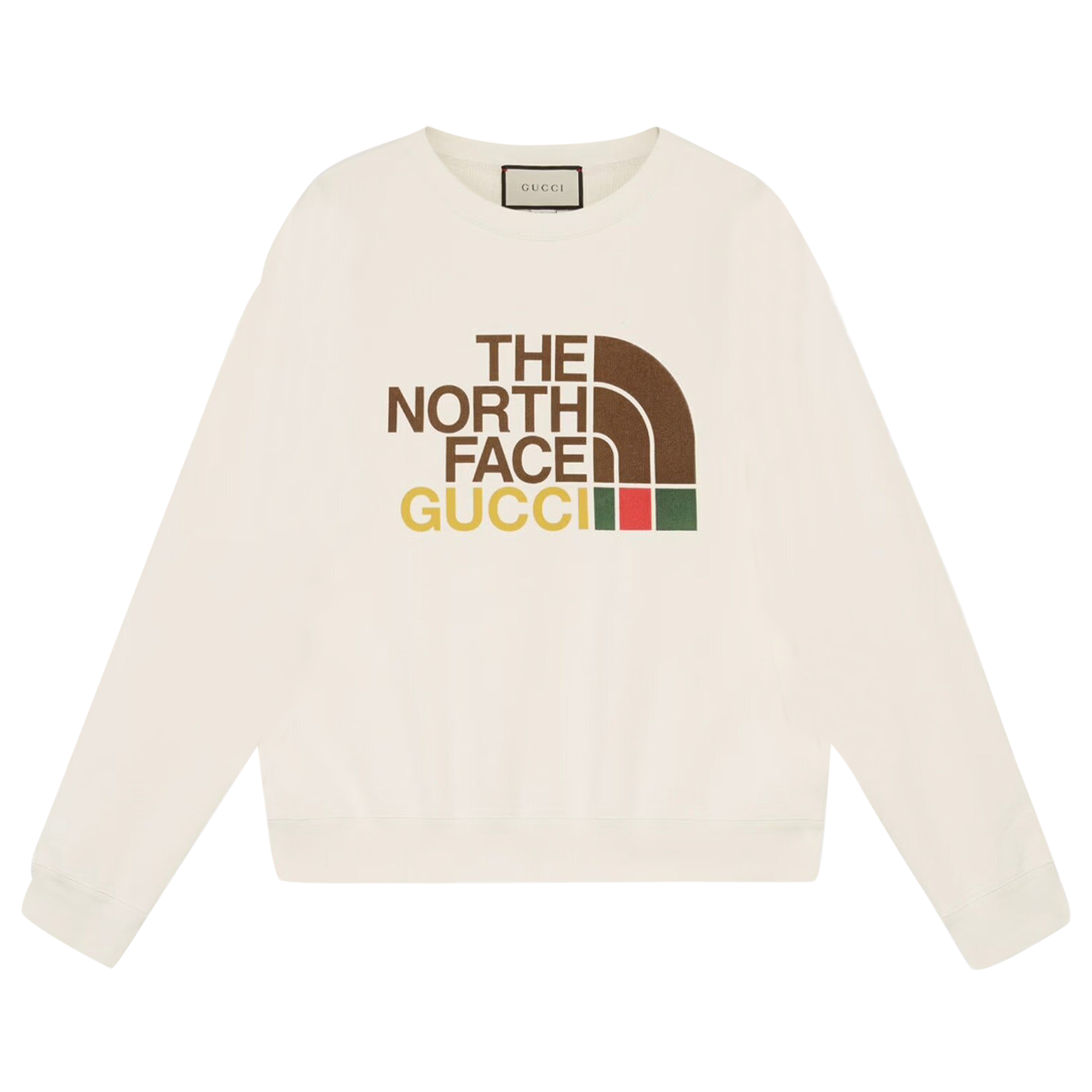 Pre-owned Gucci X The North Face Sweatshirt 'ivory' In Cream
