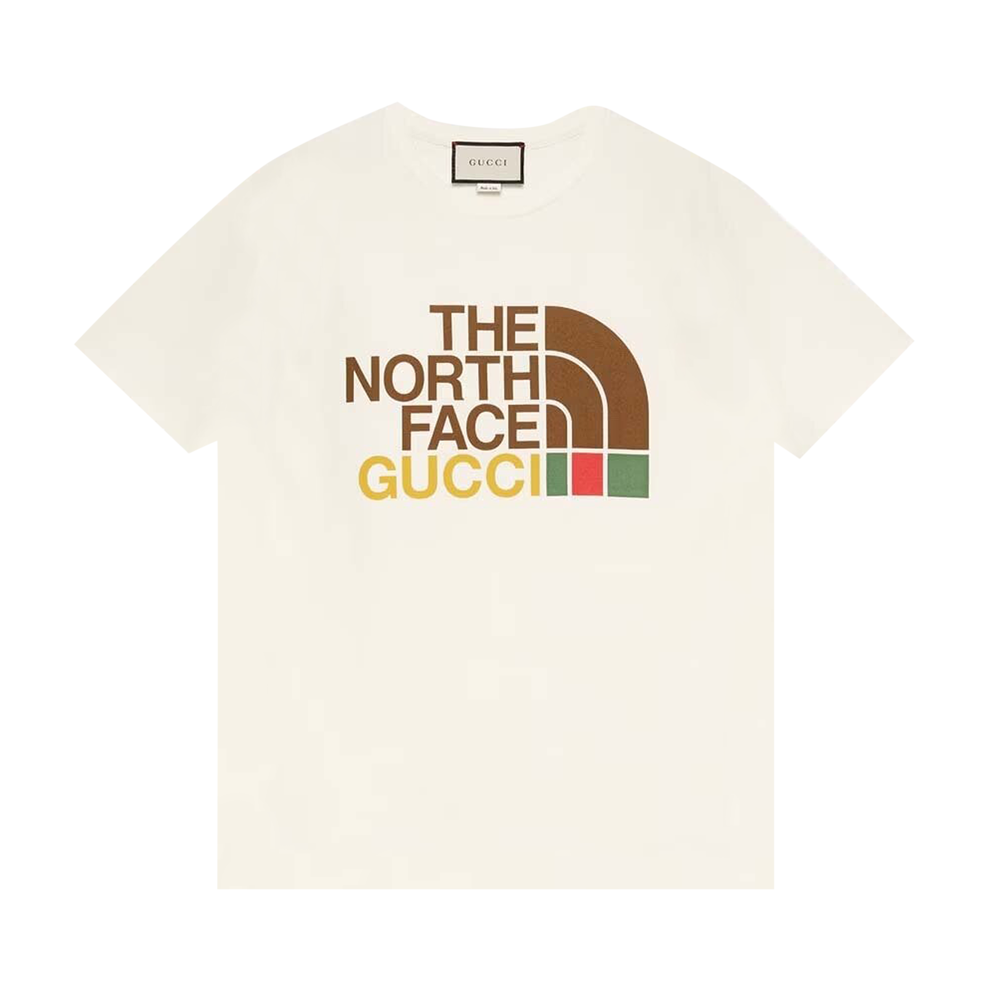 Pre-owned Gucci X The North Face T-shirt 'white'