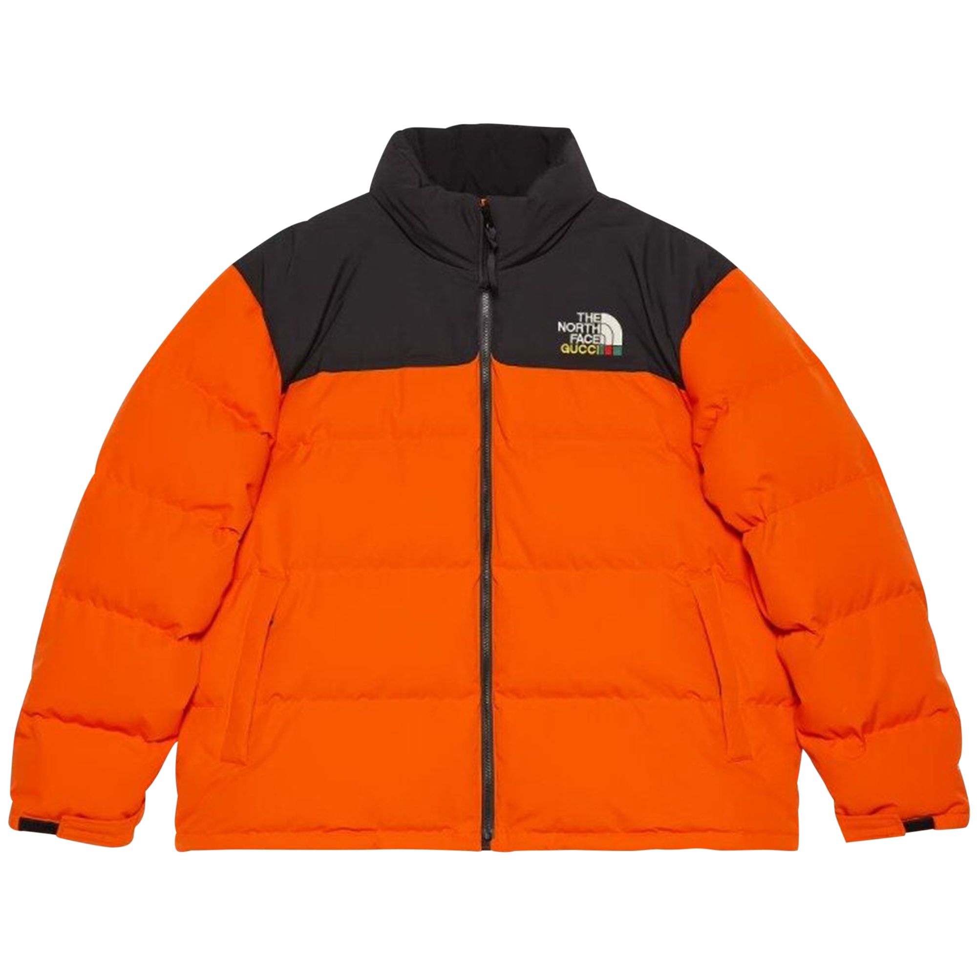 Gucci x The North Face Down Jacket 'Orange/Black' | Men's Size 2XL