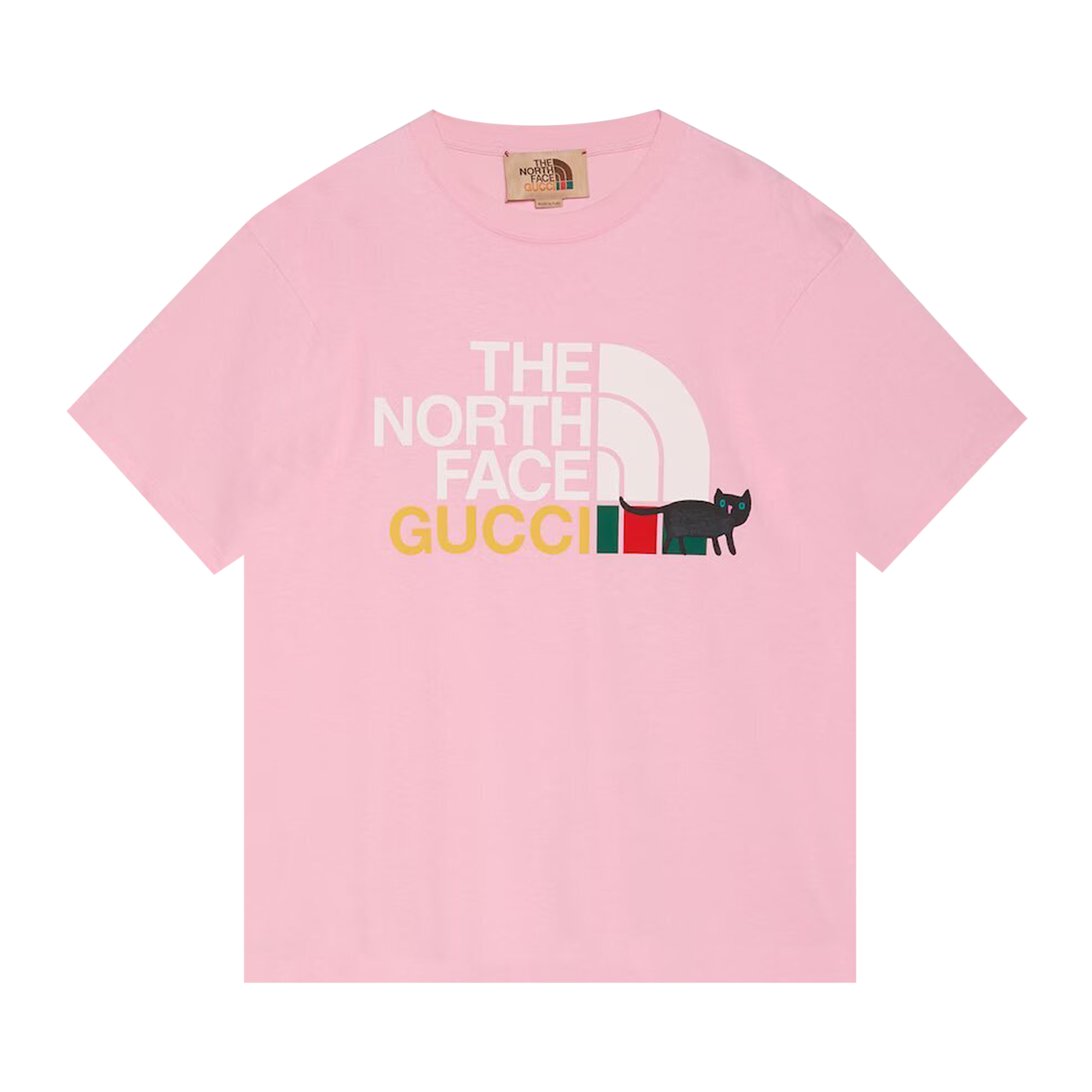 Pre-owned Gucci X The North Face T-shirt 'light Pink'