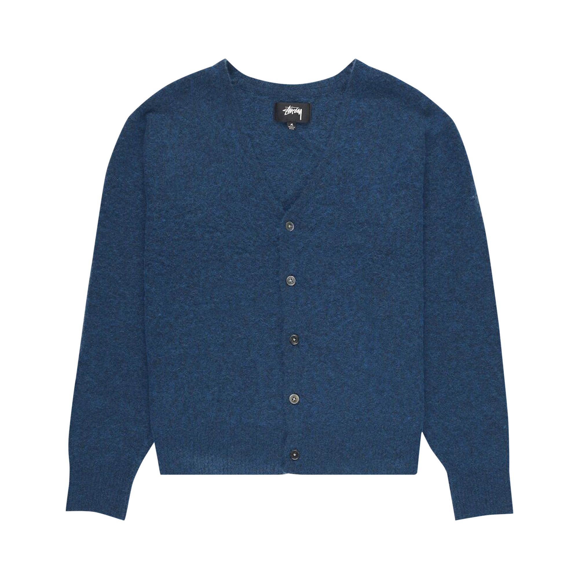Stussy Brushed Cardigan 'Blue' | Men's Size M