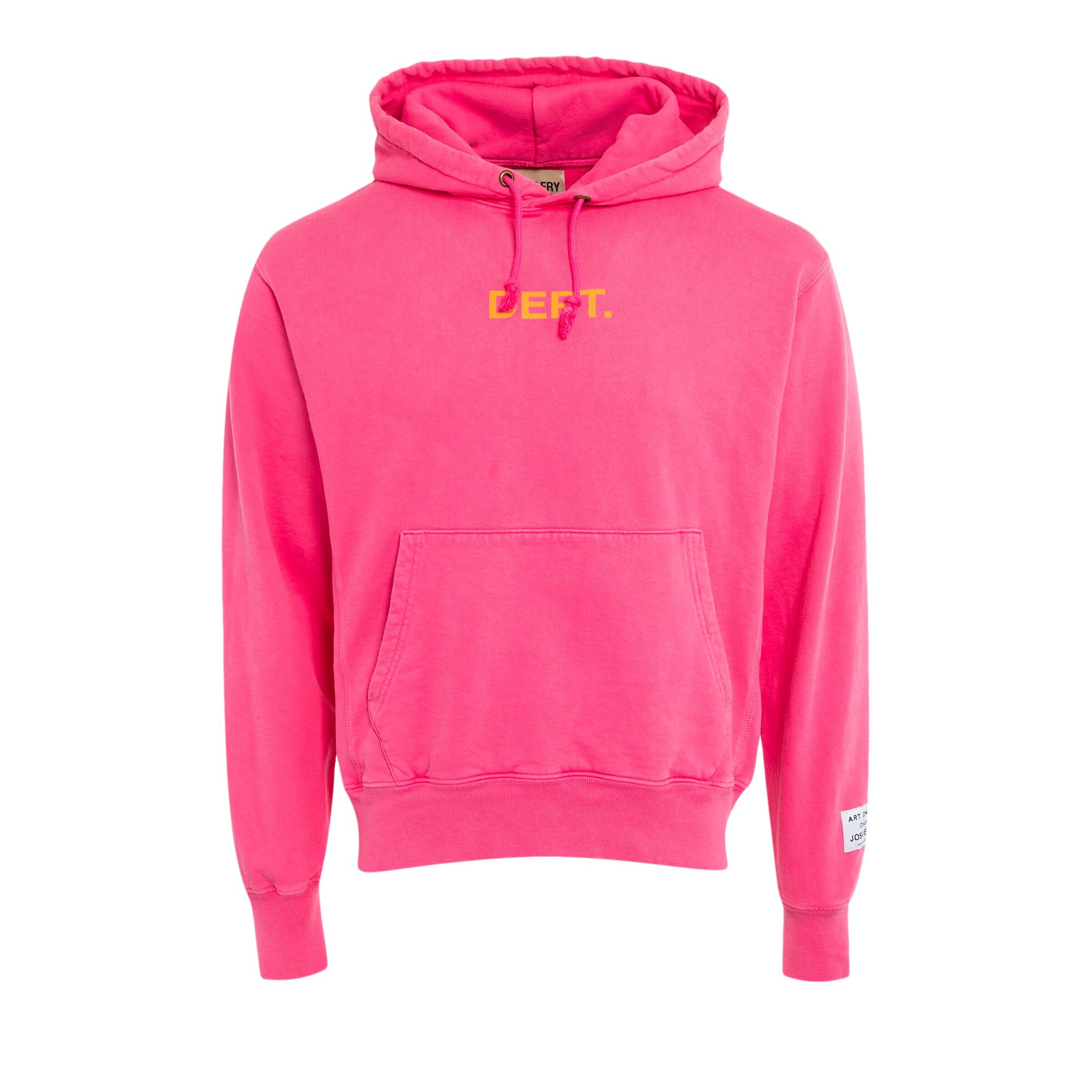 Pre-owned Gallery Dept. Logo Hoodie 'flo Pink'