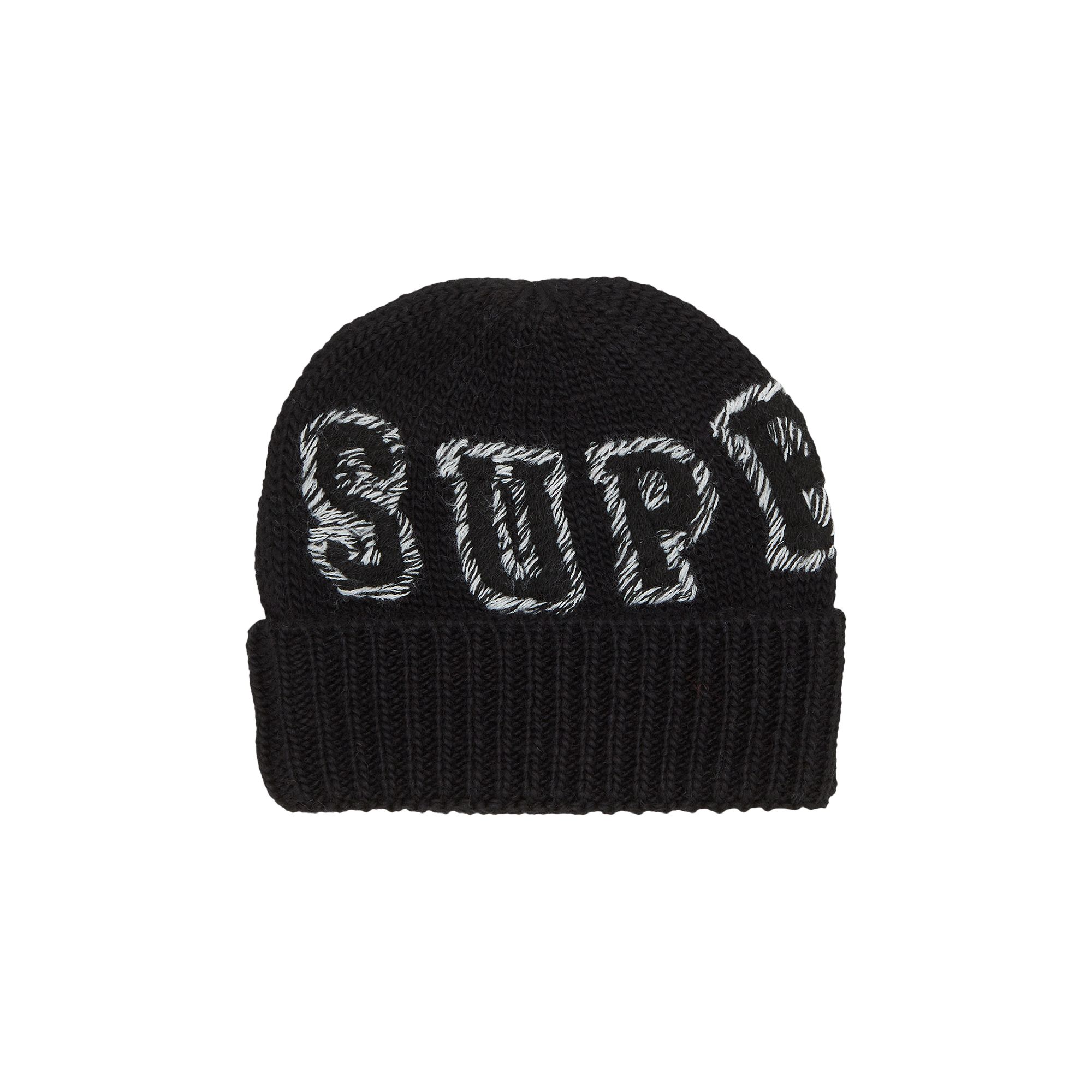 Supreme Twist Beanie 'Black' | Men's Size Onesize