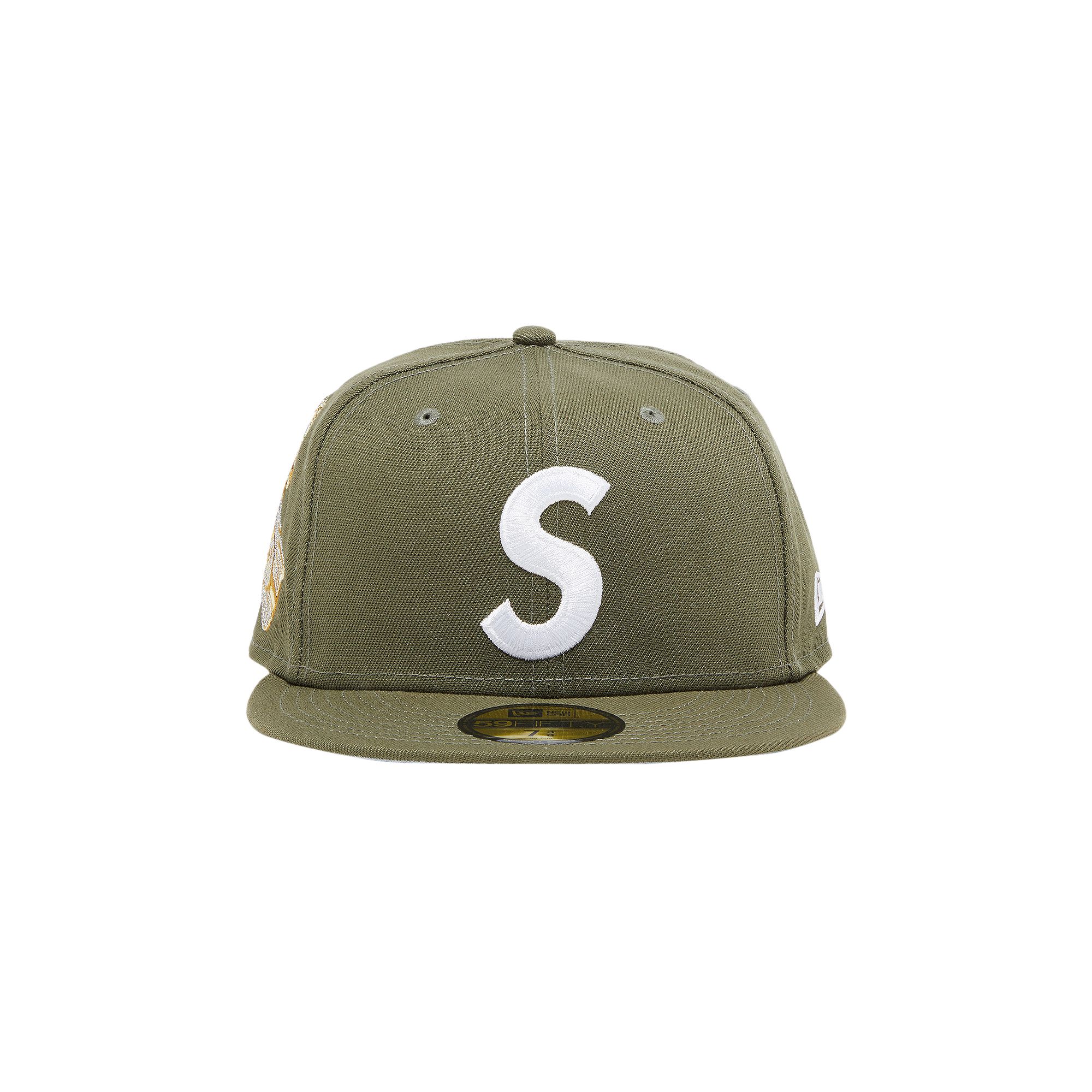 Pre-owned Supreme Jesus Piece S Logo New Era 'olive' In Green
