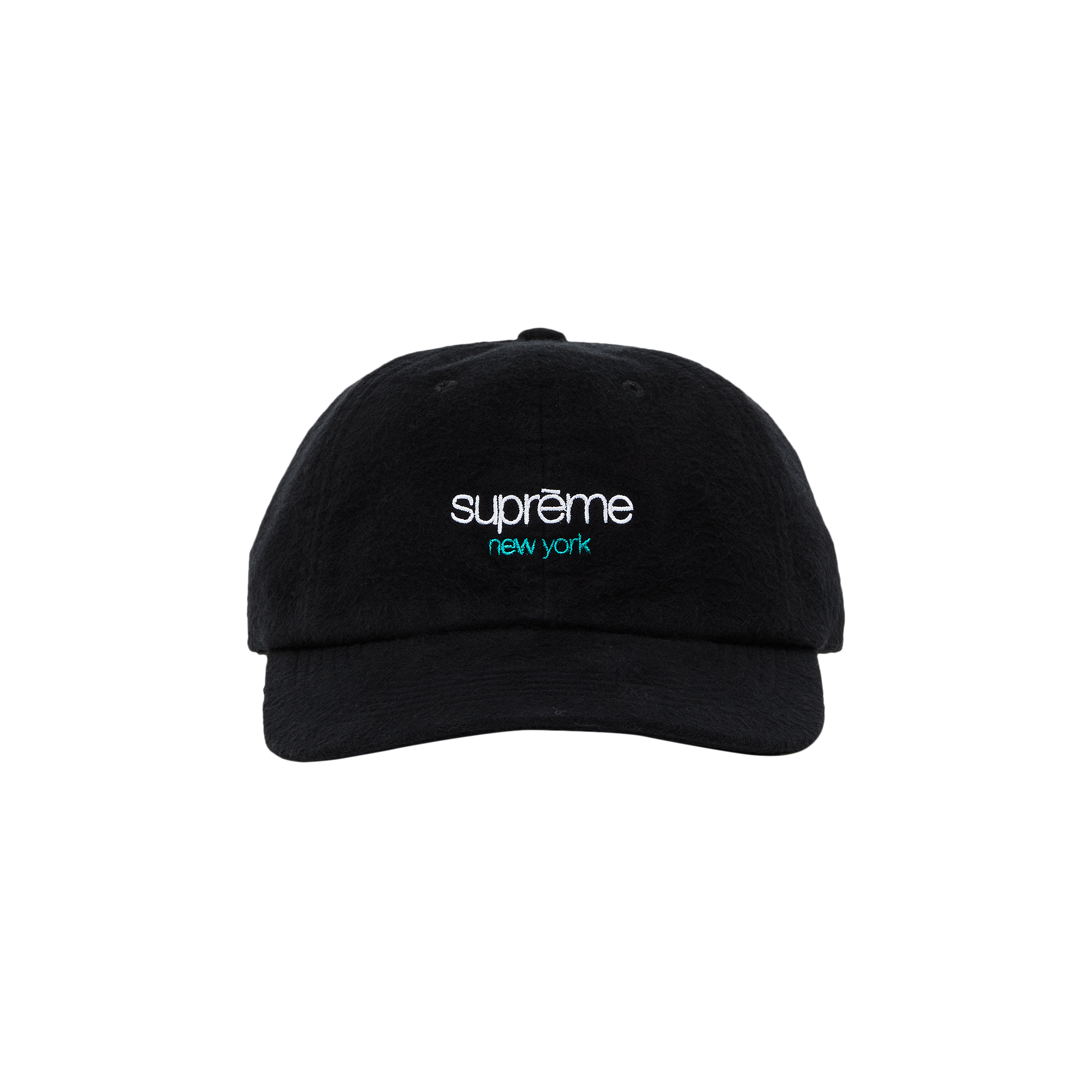 Pre-owned Supreme Washed Flannel 6-panel 'black'