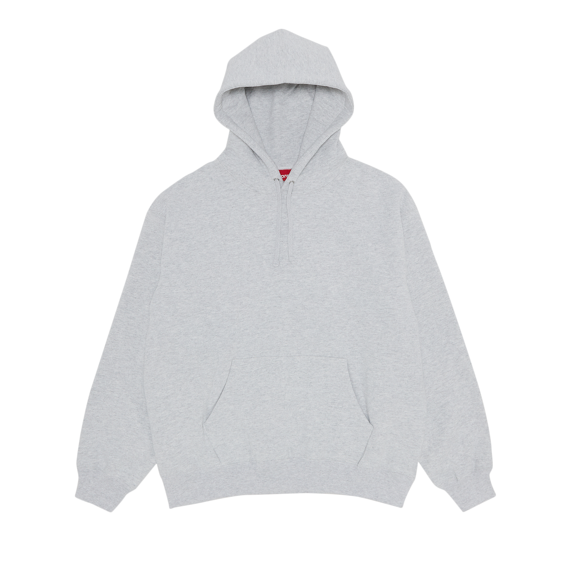 Pre-owned Supreme Satin Appliqué Hooded Sweatshirt 'ash Grey'