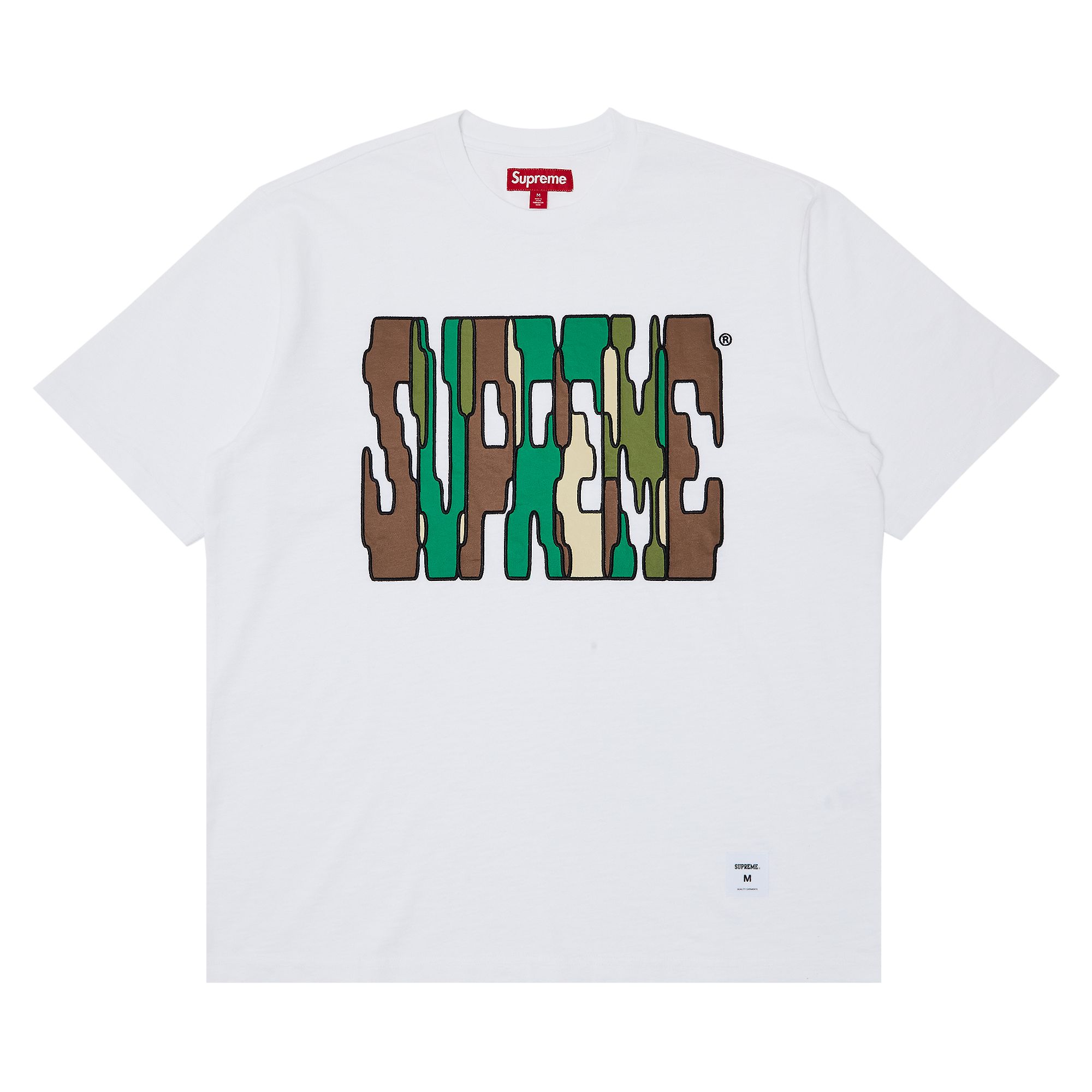 Supreme Digi Short-Sleeve Top 'White' | Men's Size 2XL
