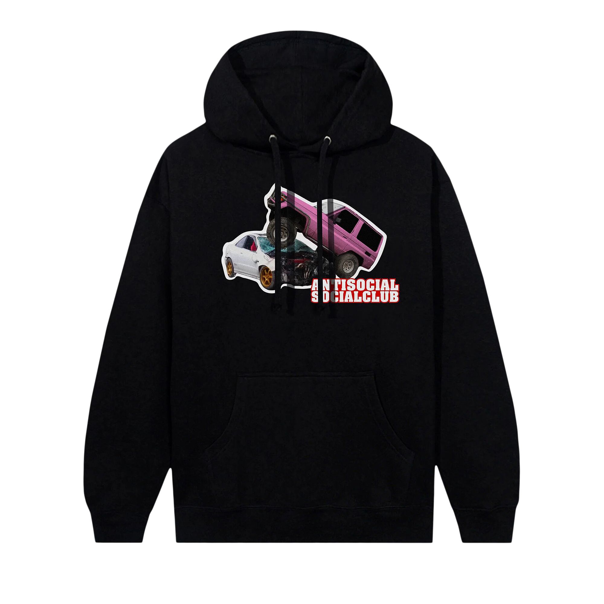 Pre-owned Anti Social Social Club Sleep Forever Hoodie 'black' | Men's Size Xl