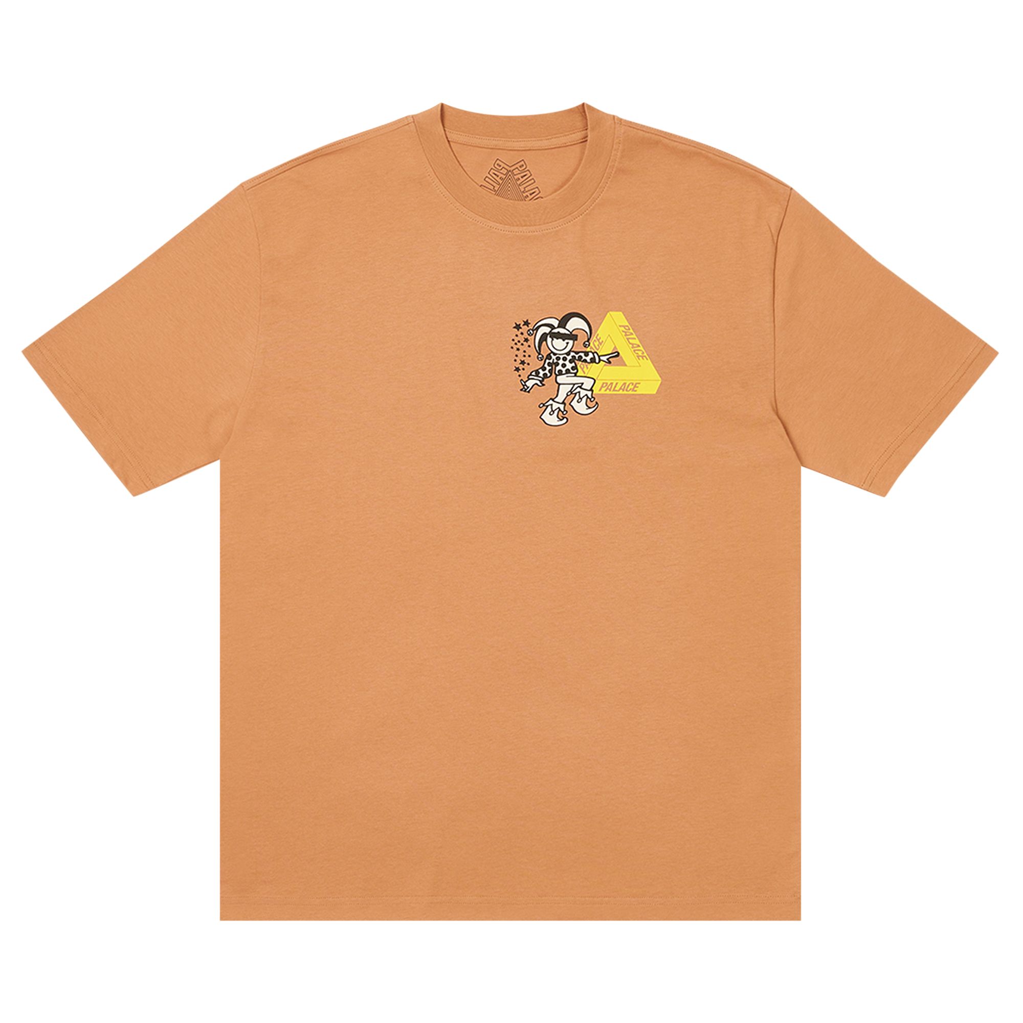 Pre-owned Palace Derek Garage T-shirt 'melted Sugar' In Orange