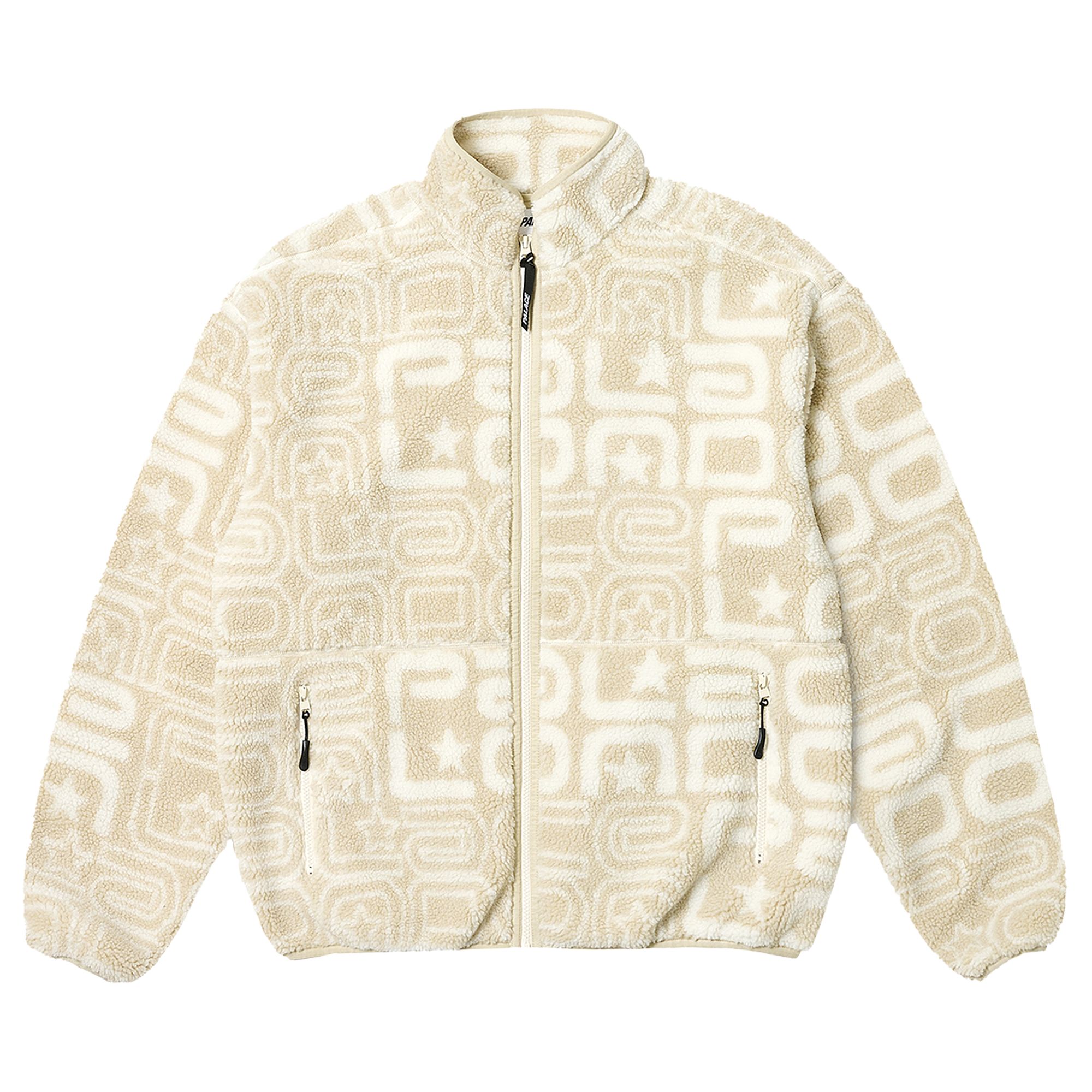 Palace Joyrex Fleece Jacket 'Stone' | Grey | Men's Size XL