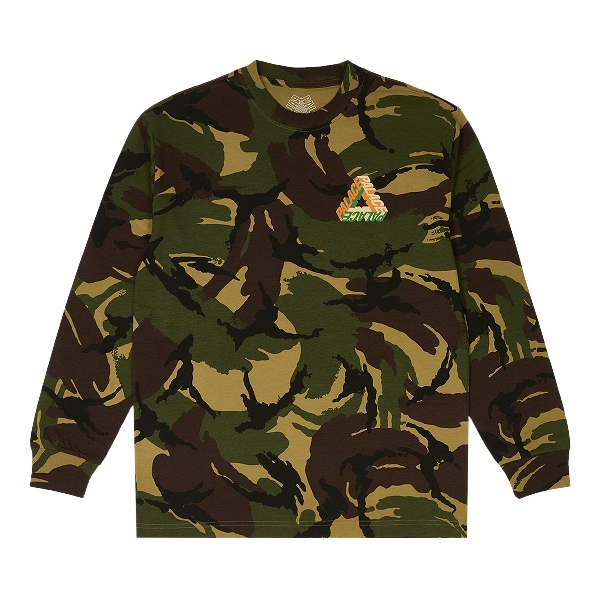 Palace P-3D Longsleeve 'Woodland Camo' | Green | Men's Size L