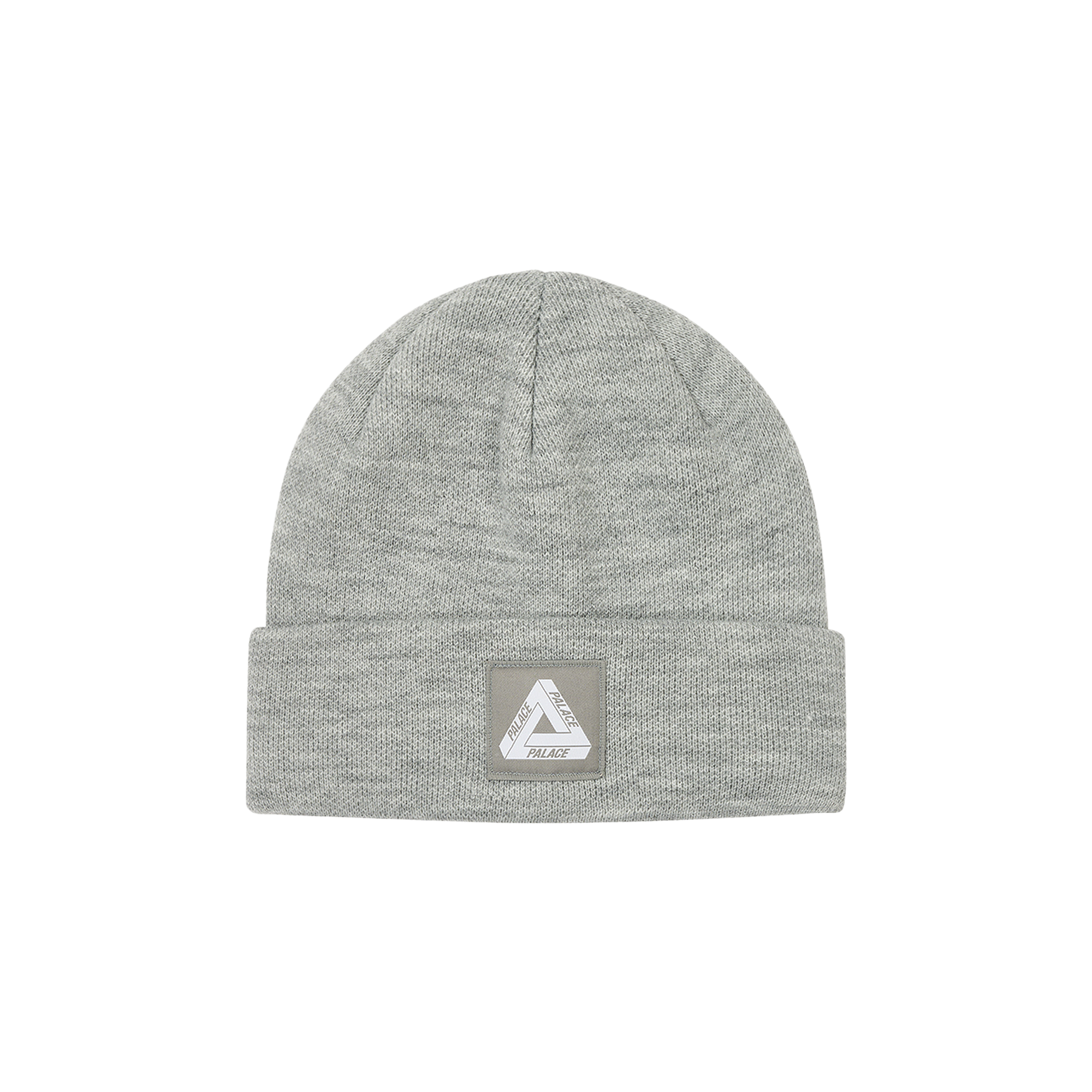 Pre-owned Palace Tri-ferg Patch Beanie 'grey Marl'