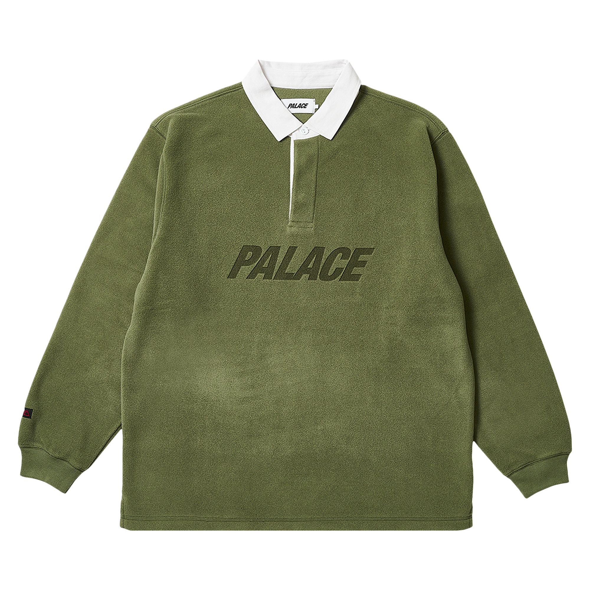 Pre-owned Palace Polartec Rugby 'the Deep Green'