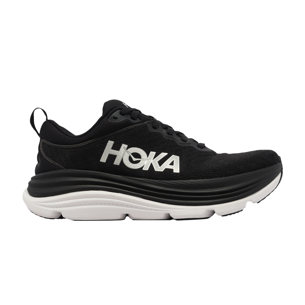 Pre-owned Hoka Wmns Gaviota 5 Wide 'black White'