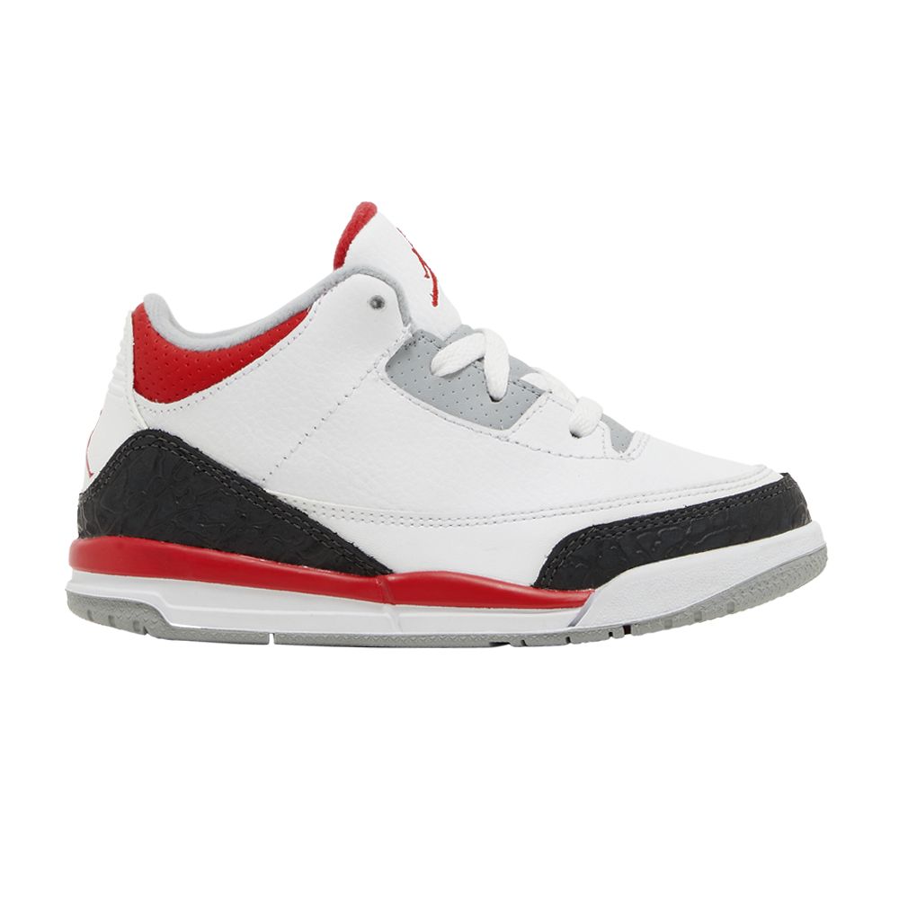 Air Jordan 3 Retro TD 'Fire Red' 2013 | White | Infant Size 9.5 - 832033-120
