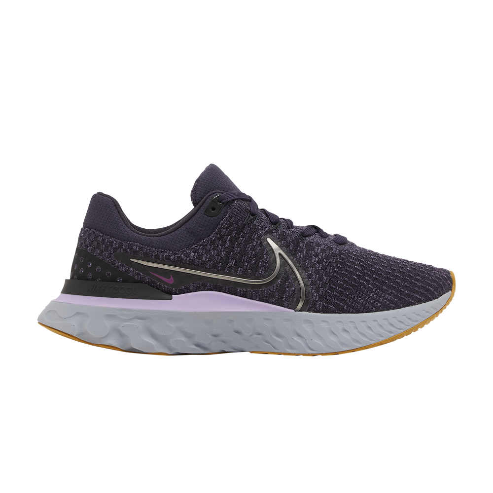 Pre-owned Nike React Infinity Run Flyknit 3 'cave Purple Cool Grey'