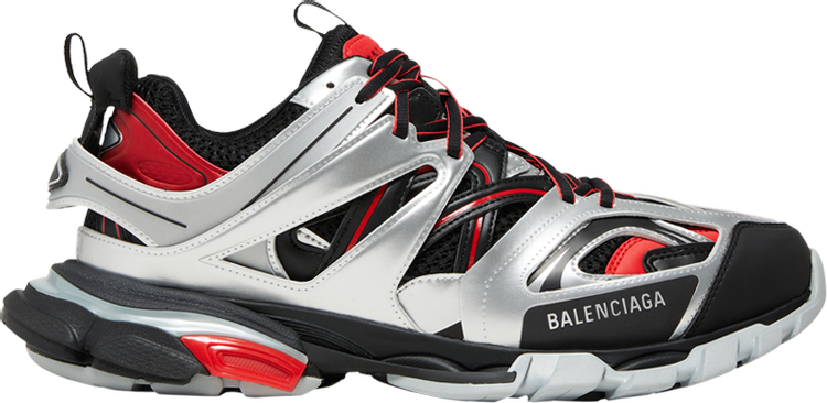 Balenciaga Track Trainer 'White Grey Red' 542023W1GB81285 - KICKS CREW