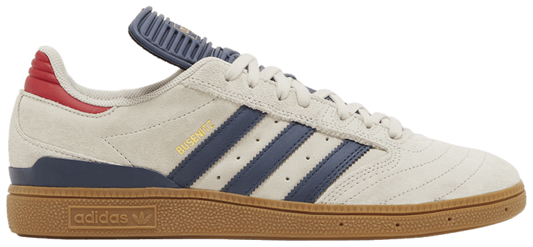 Adidas busenitz vulc samba rx white & burgundy shoes hot sale