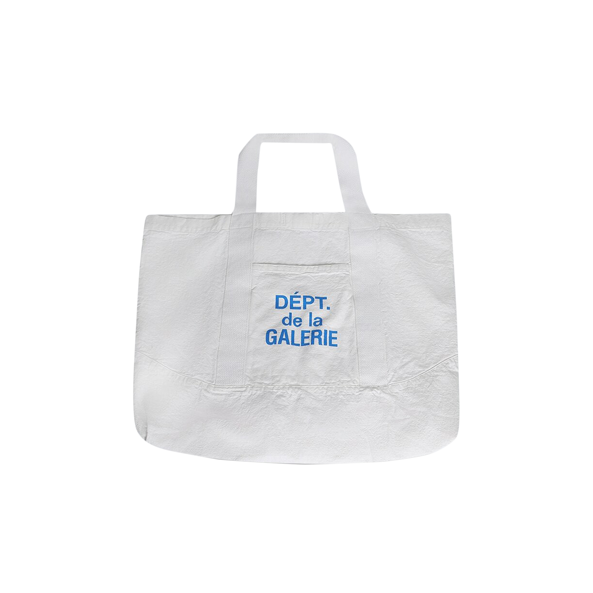 Pre-owned Gallery Dept. Logo Print Canvas Tote Bag 'white'