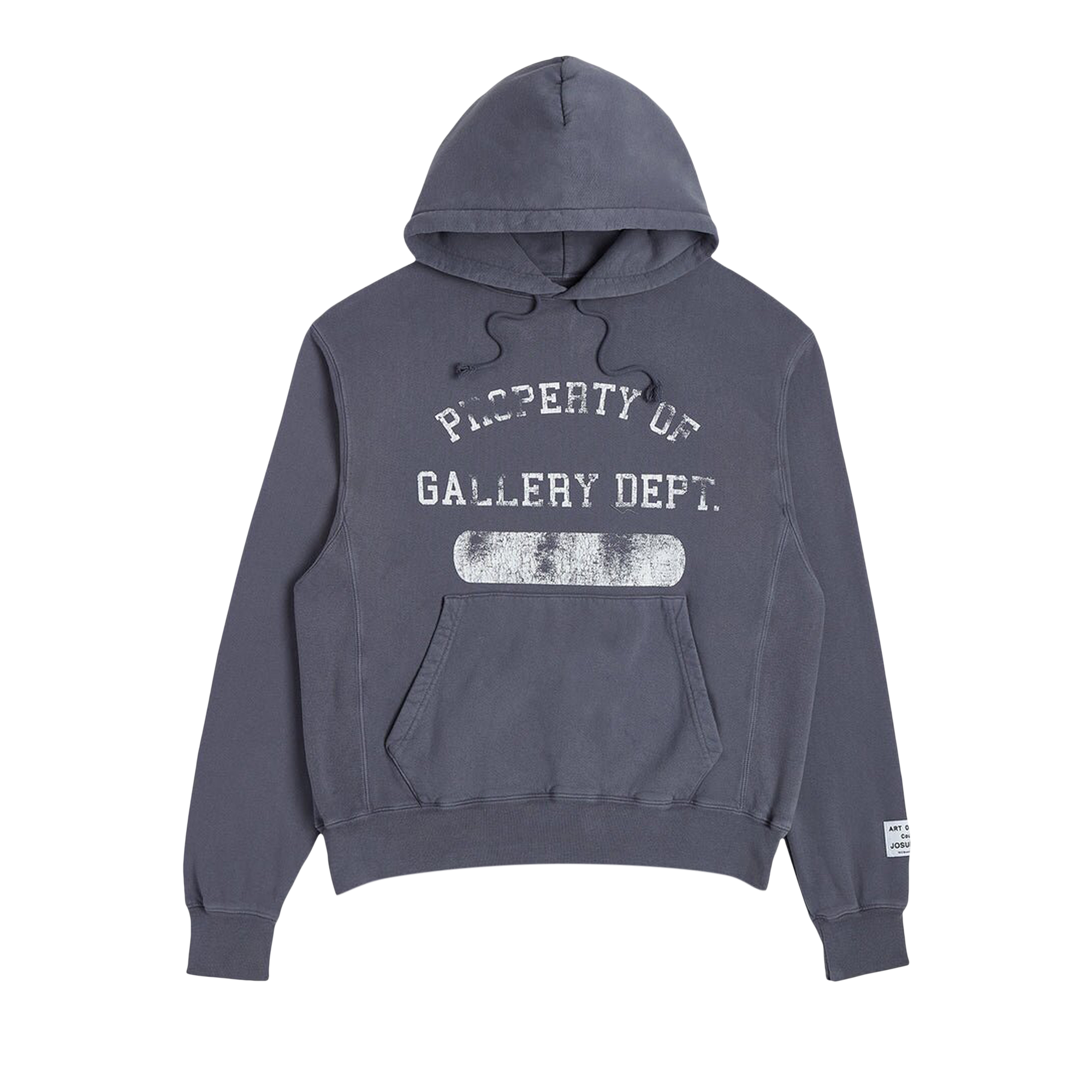 Pre-owned Gallery Dept. Property Of Hoodie 'vintage Washed Navy' In Blue