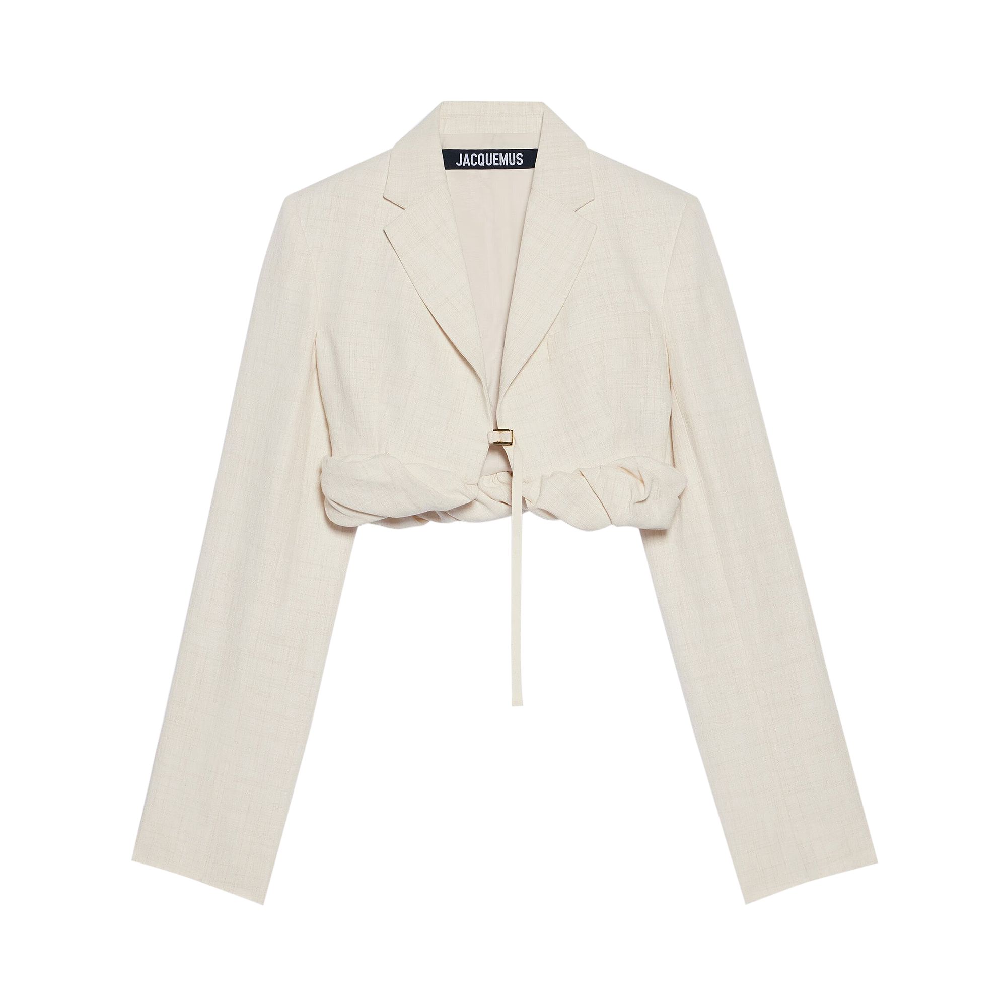 Pre-owned Jacquemus La Veste Croissant Le Chouchou 'off White' | Women's Size 34