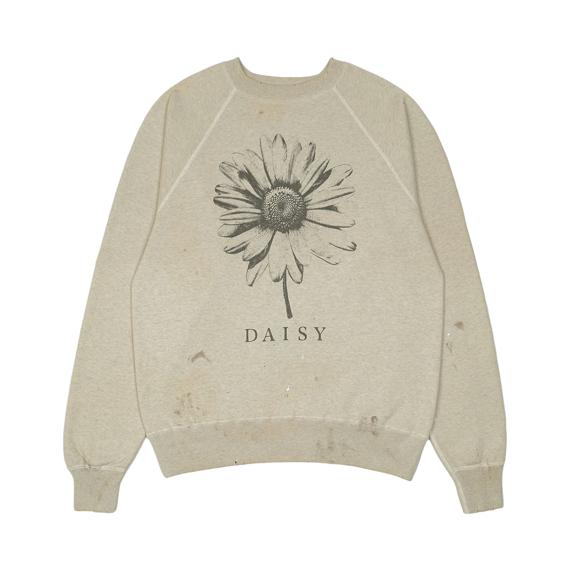 Pre-owned Saint Michael Daisy Crewneck Sweatshirt 'grey'
